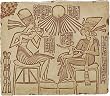 Akhenaton, Nefertiti and Daughters Egyptian Family Portrait