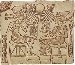 Akhenaton, Nefertiti and Daughters Egyptian Family Portrait