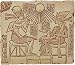 Akhenaton, Nefertiti and Daughters Egyptian Family Portrait