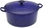 Le Creuset L2501-2609 5 1/2 qt. Round French Oven (Blue)
