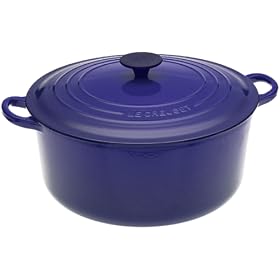 Le Creuset 7-1/4 Quart Round French Oven Covered Blue L2501-28-09