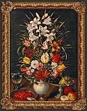 Antique Breughel Tapestry (57x73 in)(145x185 cm)