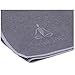 Yoga Mat Towel - Non Slip - Sweat Absorbent - Soft Microfiber Towels - for Hot Yoga, Pilates, Mat (Gray, 1 Mat Towel 24