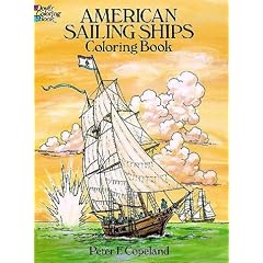 American Sailing Ships Coloring Book