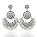 Q&Q Fashion Ethnic Bali Jhumka Jhumki Brocade Lotus Mexico Gypsy Dangle Earrings