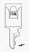 Hy-ko Samsonite Key Blank Ez#170s Image