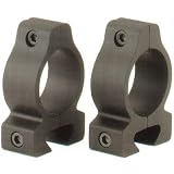 Bushnell 1 Inch Scope Mounting Rings for .22 Caliber Rifles or Air Guns, Set of 2.