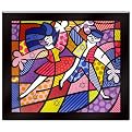 Laminated Wall Ready Art - Fun Passion By Britto (35 x 31")
