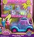Polly Pocket - Glitz & Glam Pets Glam-mobile Playset w Lila & Drew (2007)