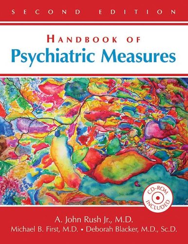 Handbook of Psychiatric Measures, Second Edition