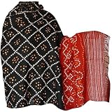 Womens Shawls Wraps Tie & Dye in Wool Fabric Winter Fashion 203 x 88 Cmby ShalinIndia