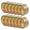 50m Tan Flex Box Sealing Tape 12 Rolls