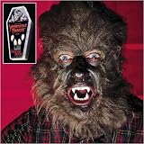 Werewolf Fangs In Coffin Deluxe Adult