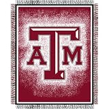 Texas A&M Aggies NCAA Triple Woven Jacquard Throw (019 Focus) (48x60)