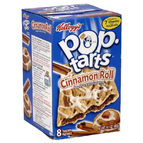 Kellogg's Pop-Tarts Cinnamon Roll, 8-Count Box (Pack of 6)