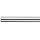 Alvord Polk 127-2 High-Speed Steel Chucking Reamer, Left Hand Spiral Flute, Round Shank, Uncoated (Bright)