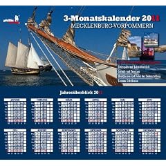 Drei-Monatskalender Mecklenburg-Vorpommern 2011: Praktischer Monatsplaner mit meckl.-vorp. Kalendarium