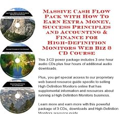Massive Cash Flow Pack with How To Earn Extra Money, Success Principles and Accounting & Finance for High-Definition Monitors Web Biz 3 CD Course