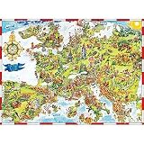 King Jigsaw Puzzle - Crazy Europe -1000 pieces of Comic Art