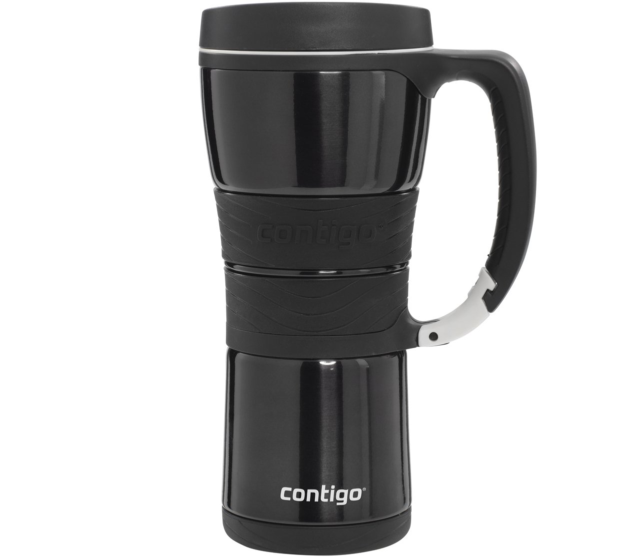 Contigo Extreme Vacuum Insulate Travel Mug with Handle, 16Ounce, Black , New, F eBay