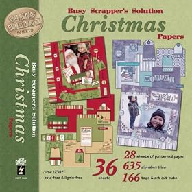 CHRISTMAS PAPER 12×12 36 SHTS
