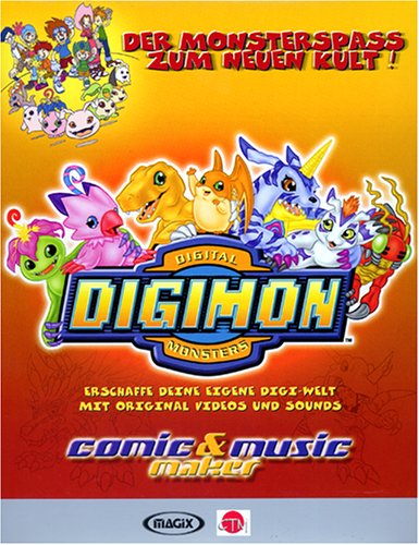 Digimon Comic und Music Maker. CD- ROM für Windows 95/98/2000/ ME/ NT
