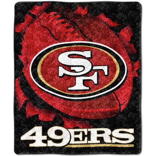 Northwest San Francisco 49Ers 50 Inch X 60 Inch Sherpa Throw