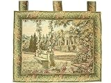 Gardens at Lake Como Art Tapestry (34 in.L x 44 in.) - B