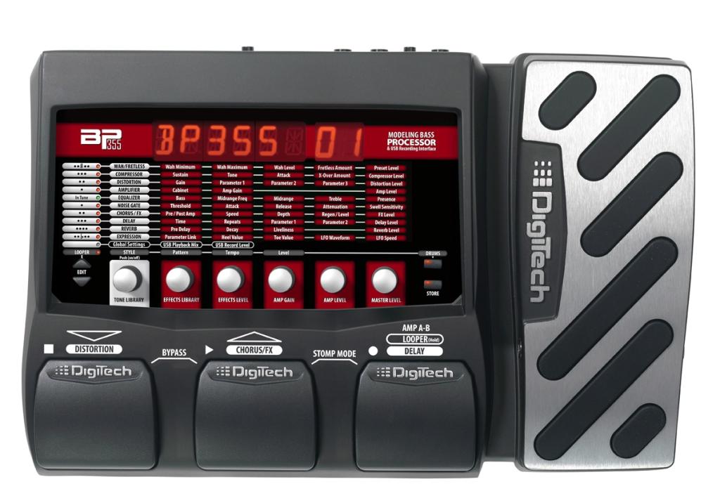 Amazon.com: DigiTech BP355 Bass Guitar Multi-Effects Processor ...