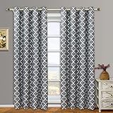Set of 2 Panels 104Wx96"L -Royal Tradition - Meridian - Grey- Thermal Insulated Blackout Curtain, 52-Inch by 96-Inch each Panel. Package contains set of 2 panels 96 inch long.