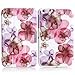 MoKo Samsung Galaxy Tab 3 8.0 Case - Ultra Slim Lightweight Smart-shell Stand Cover Case for Samsung Galaxy Tab 3 8.0 Inch SM-T3100 / SM-T3110 Android Tablet, Floral PURPLE (with Smart Auto Wake / Sleep Feature. WILL NOT Fit Samsung Galaxy Tab 4 8.0)