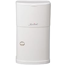 Janibell M250H ABS 4-Gallon Cabinet Door Mount Waste Disposal System, Rectangular, 9-13/16" Width x 13-3/8" Depth x 21-5/8" Height, White