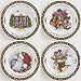Portmeirion A Christmas Story Salad Plates-Series 3 Set(s) Of 4