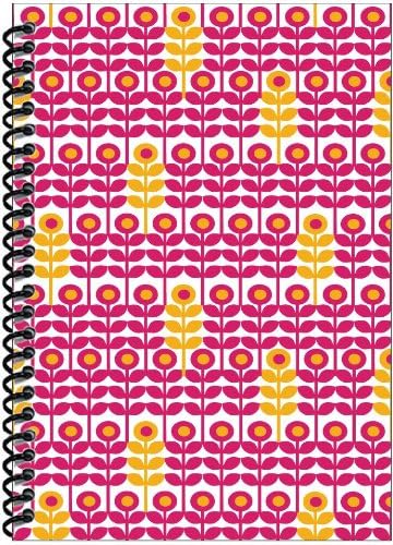 Rock Paper Spiral Notebook, Flowers (RP702)