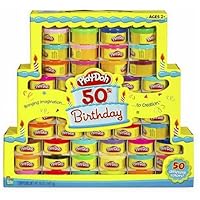 Play-Doh 50th Birthday Rainbow Pack of 50 Different Colors