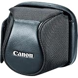 Canon PSC-4100 Deluxe Fitted Leather Case for the Powershot SX30 IS, SX20 IS SX10 IS SX1 IS Digital Cameras, Black