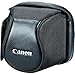 Canon PSC-4100 Deluxe Fitted Leather Case for the Powershot SX30 IS, SX20 IS SX10 IS SX1 IS Digital Cameras, Black