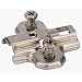 Mounting Plate, 1.5 mm,W/Screws, Euro Concealed, Nickel