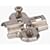 Mounting Plate, 1.5 mm,W/Screws, Euro Concealed, Nickel