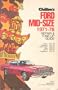 Chilton's Repair and Tune Up Guide Ford Mercury Mid-Size 1971-78