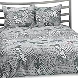 Quiksilver Battalion Full / Queen Duvet Cover and Shams Set