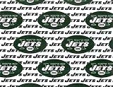 Cotton NFL New York Jets Football Cotton Fabric Print By the Yard