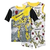 Transformers Boys' Sleepwear 3-piece Pajama Set - Yellow