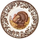Spode Woodland Turkey Salad Plate