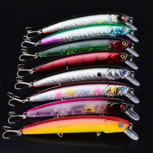 Fishing Baits Set Minnow Fishing Lures Crank Lure Crankbait Bright Tackle5"-12.7cm/17.63g #8pcs #16pcs #24pcs (24)
