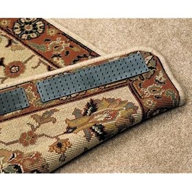 SELF-STICK ANTI SLIP CARPET GRIPS (300) - NO MORE SLIPPING RUGS OR CARPETS.