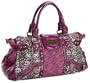 Ed Hardy Queena Satchel,Purple,one size