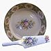 MAIDEN ROSE CAKE PLATE/SERVER - MAIDEN ROSE CAKE PLATE AND SERVER SET