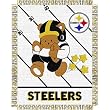 Pittsburgh Steelers NFL Triple Woven Jacquard Throw (Baby Series) (36x46")"
