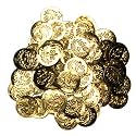 Professional Gold Metal Belly Dance Coins (19mm Diameter) - Costume Coins